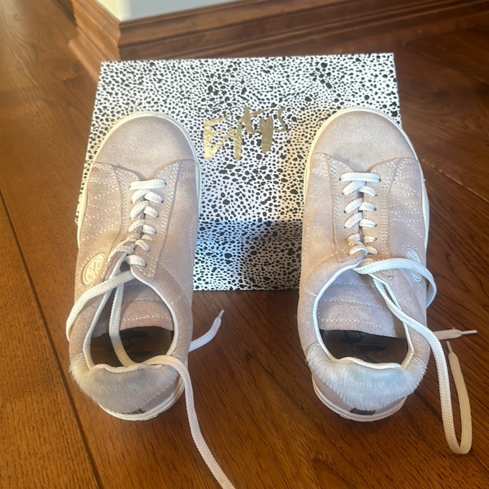 Eytys chunky sneakers in pale pink.